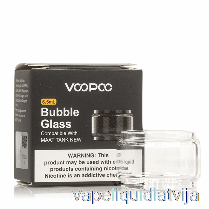 Voopoo Maat Nomaiņas Stikls 6,5 Ml Burbuļu Stikla Vape šķidrums